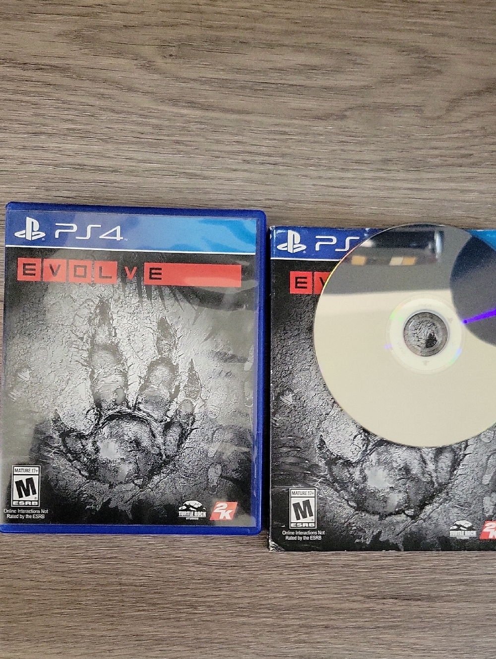Sony Evolve PS4 Video Game - Black & Blue Artwork